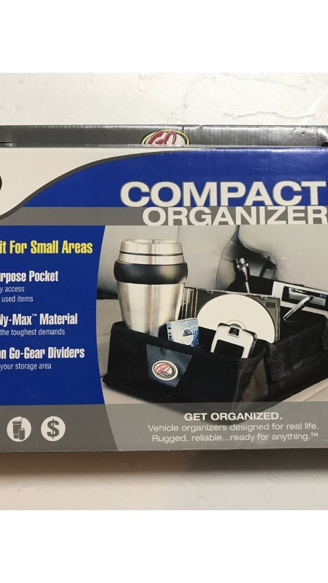 Hoppy Go Gear Compact Organizer (15" x 8") Hopkins New In Box Trunk Organizer.