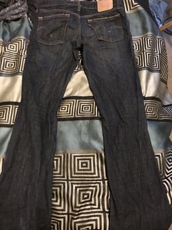 Levi’s Dark Blue Distressed