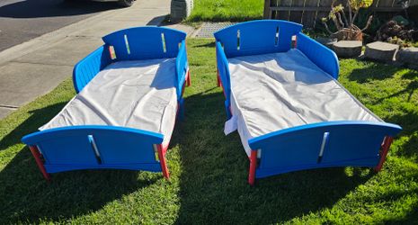 2 Toddler Beds - Complete w/ Mattress - $20/ea