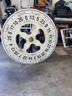 Vintage Carnival Game Wheel