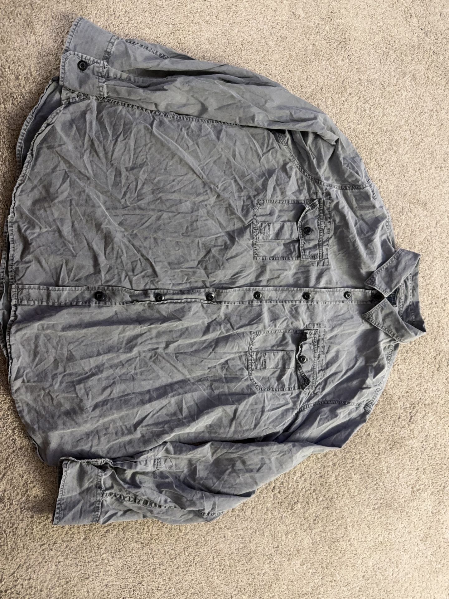 Converse One Star button-down long-sleeve shirt Sz XL