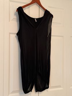 ONZ sheer hooded top Large