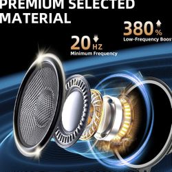 ANNECK 5.25 Inch Car Speakers 300W, 4 Ohm Mid-Bass Audio Speaker with Carbon Fiber Cone, High Sensitivity, Easy Installation – Professional High-End A