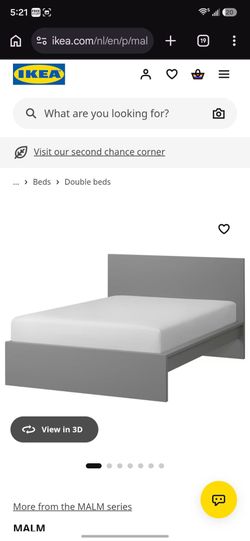Queen Bed Frame Gray