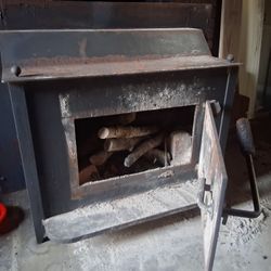 Cast Iron Wood Burning Fireplace Insert