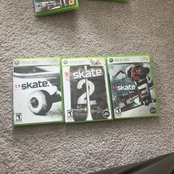 Skate 1,2,&3 For Xbox 360