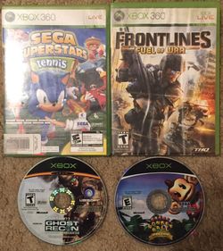 4 Xbox 360 games