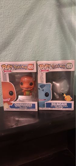 Funko Pop Pokémon Charmander #455 & Bulbasaur #453