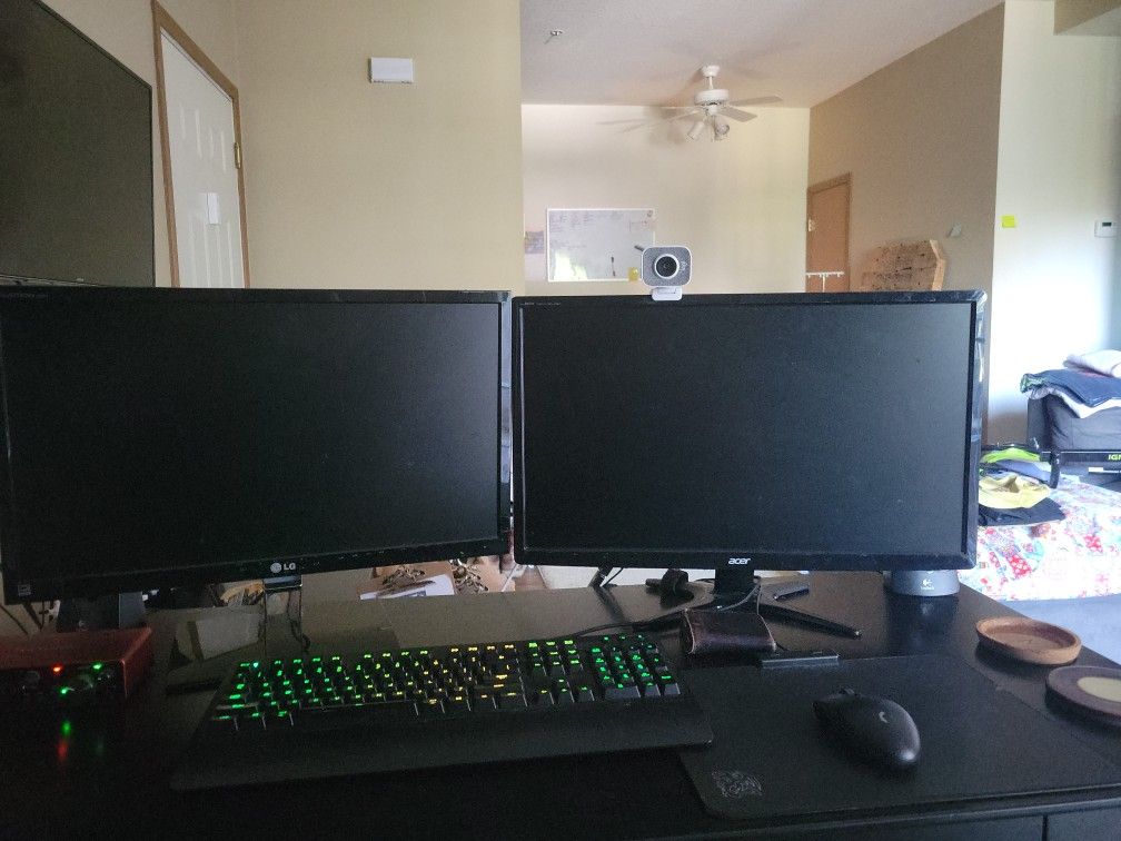 LG And Acer 24" Moniters