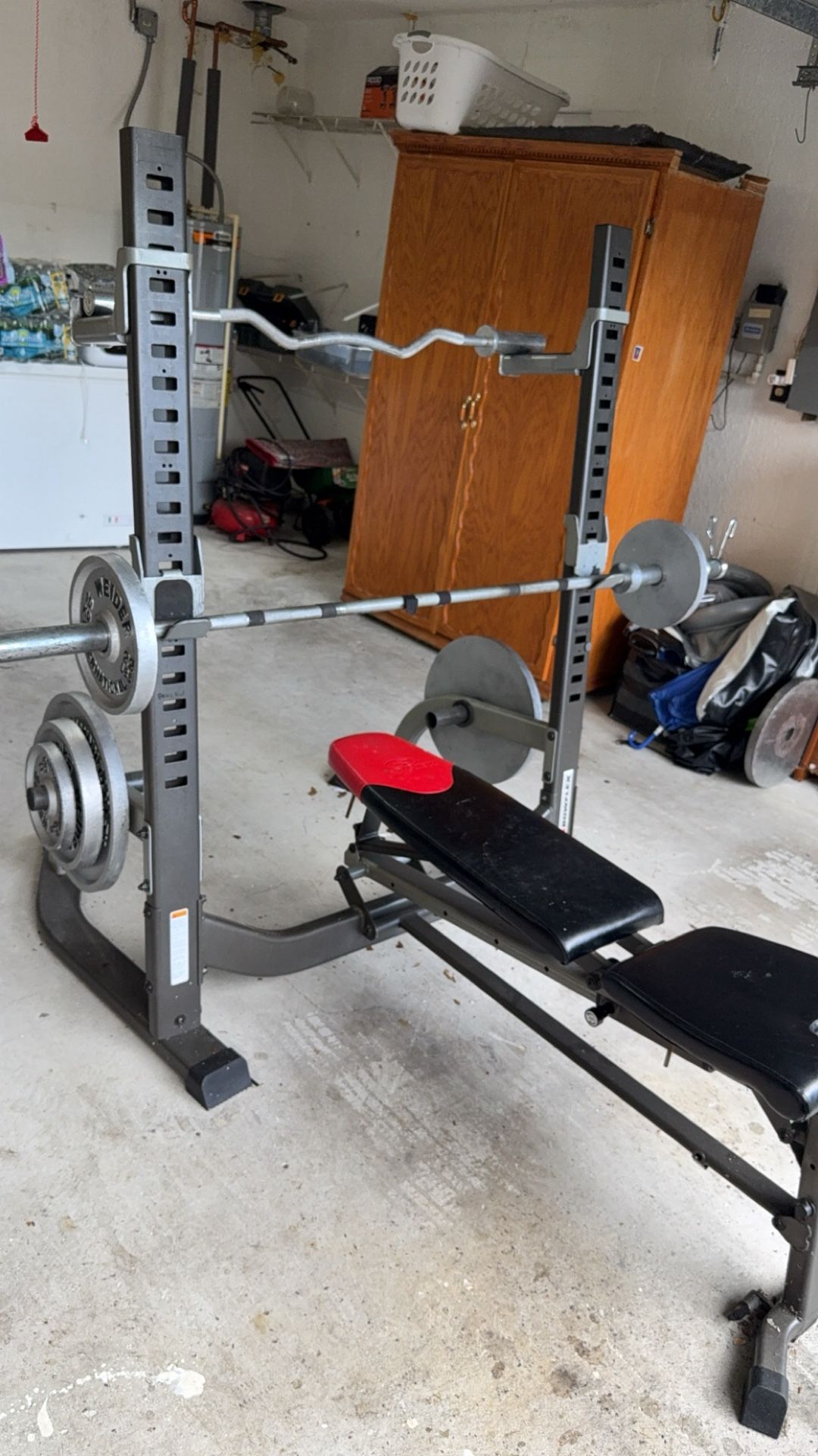 Blowflex Bench And Squat With Weights 