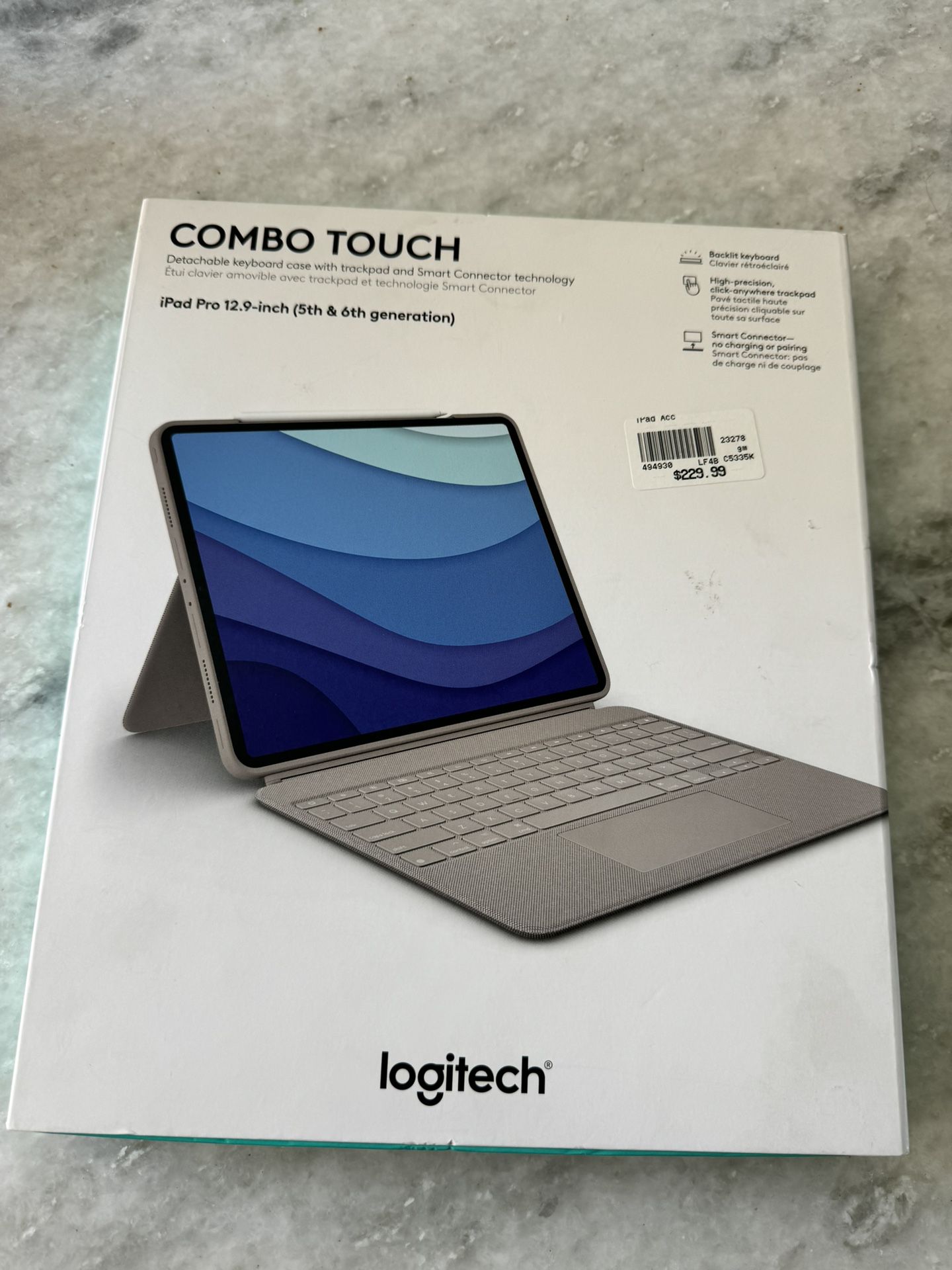 iPad Pro 12.9 Inch Logitech Keyboard Case