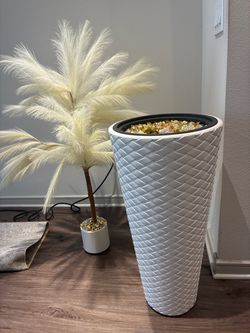 White Planter $35