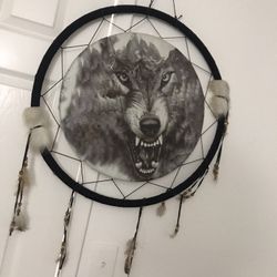 Wolf Dream Catcher 