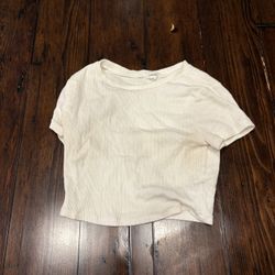 Garage White Crop Top Size XS