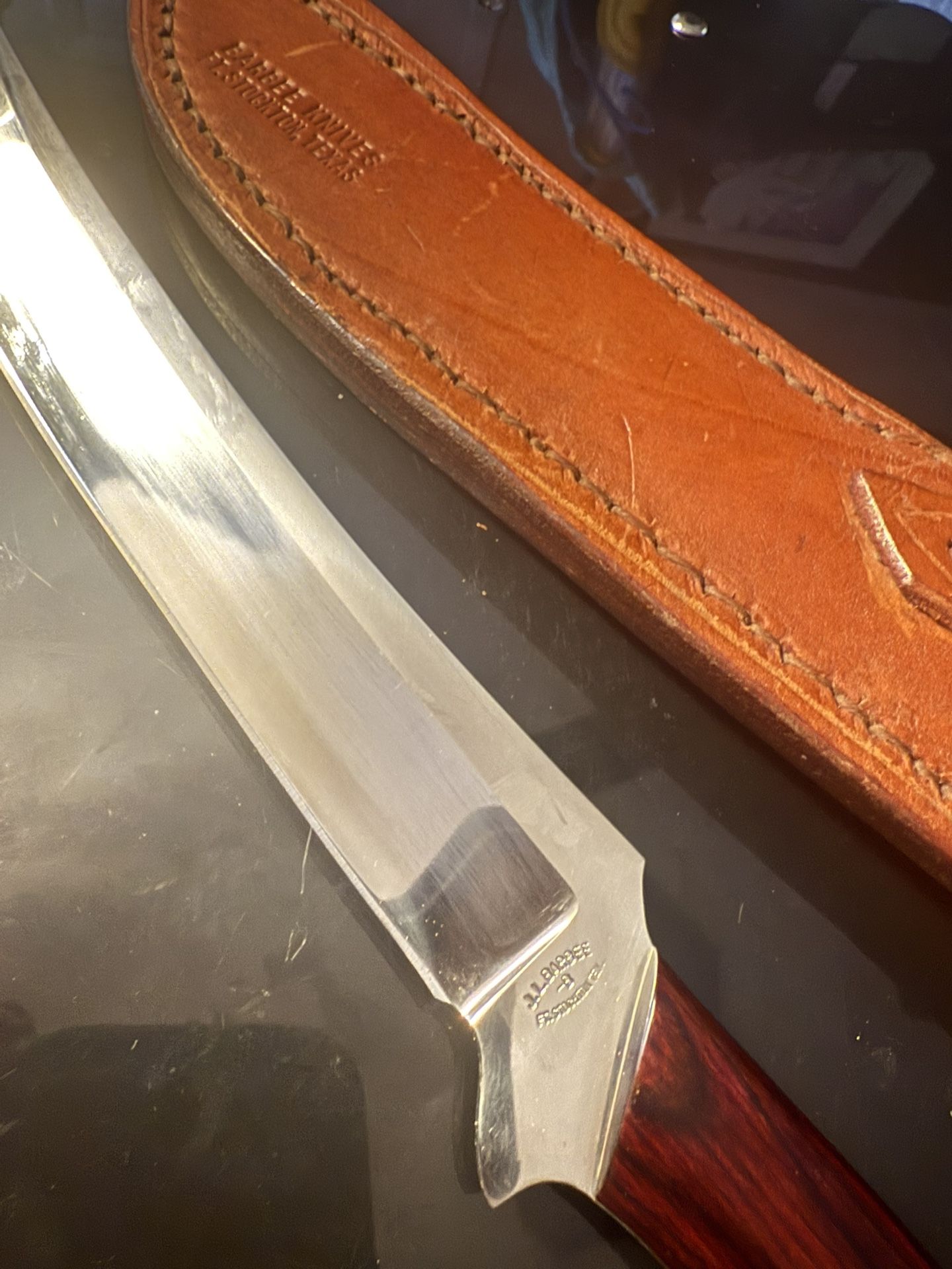 Custom Barbee Blade Knife Sheathe BOW