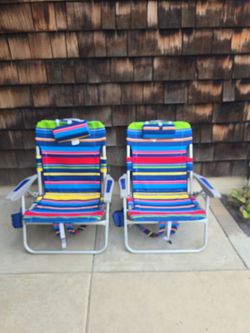 Rio Beach Chairs with Backpack Straps