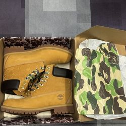 Bape X timberlands