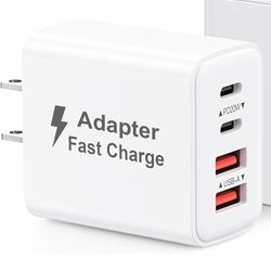 USB C Charger Block 40W 4 Port Type