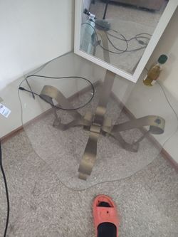 All glass coffee table set 3 tables big medium and small