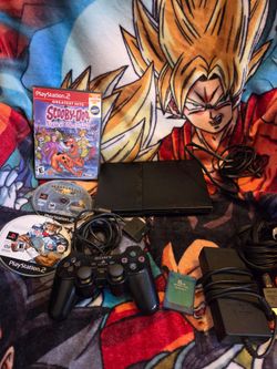 Sony Playstation 2 Slim Console with 3 Games