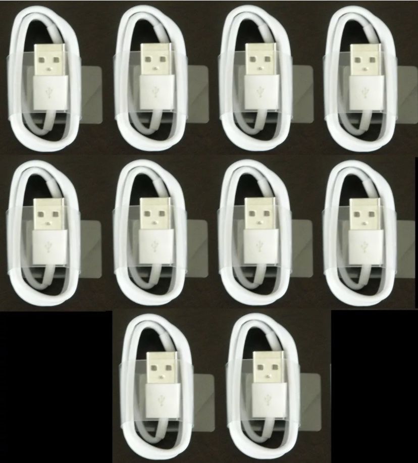 IPhone Charger Cable 10 Lot 1M