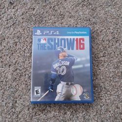 MLB The Show 16 For Playstation 4. Make An Offer.  Will Ship If Needed.