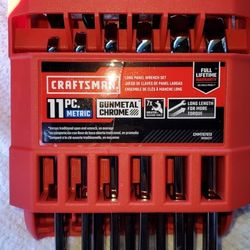 11pc Craftsmen Wrench Set Extra  Length 