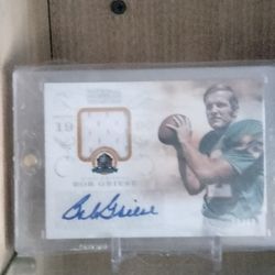 Bob Greasie And Larry Csonka Autographed Cards