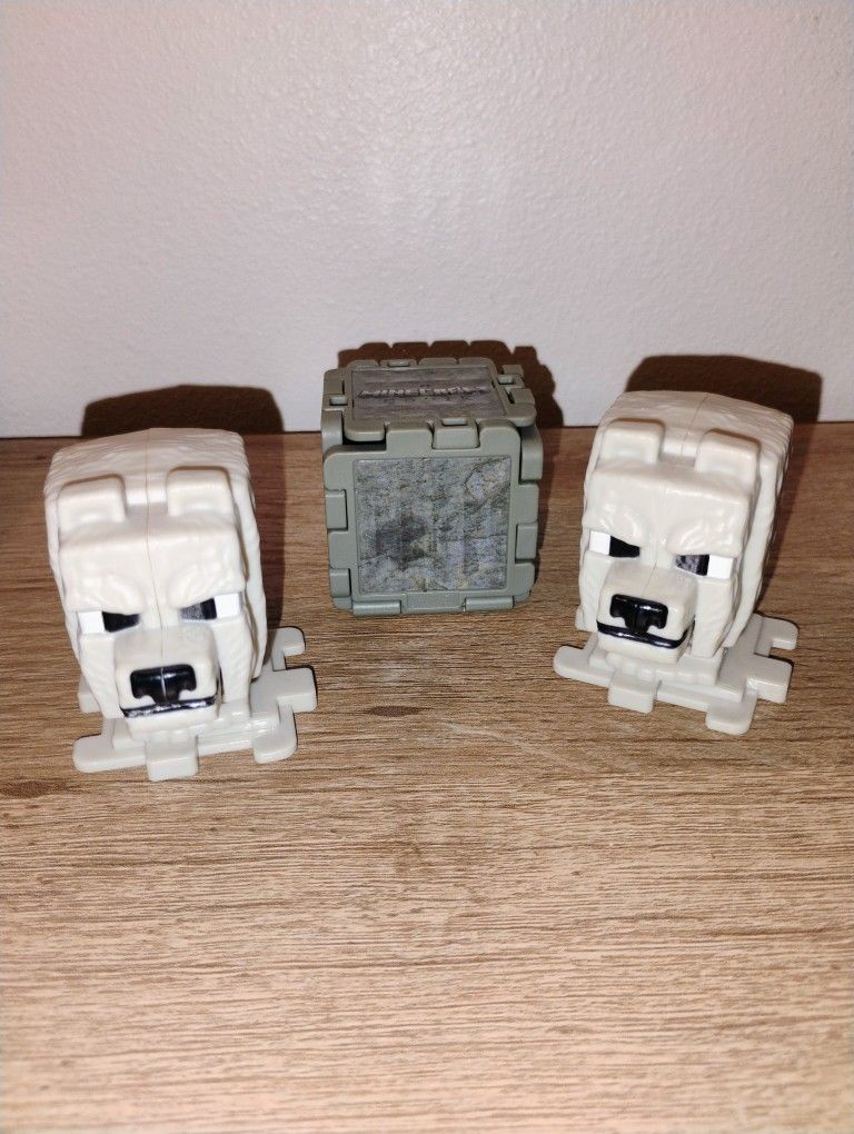 3 Minecraft Toys | McDonald's Toys Bundle| Set| Lot