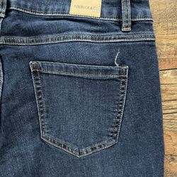 Roebuck & Co. Women's Straight Leg Dark Blue Jeans