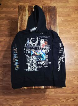 Dreamland Embroidered Graphic Pullover Hoodie - Size 4XL