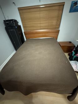 Queen Bed & Nightstand