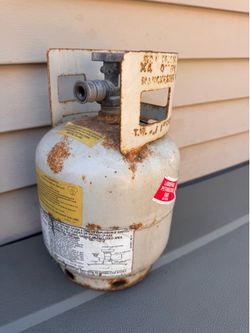 Mini gas tank cylinder 12.5” H
