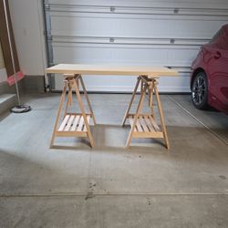 Ikea Trestle Legs with Top. 