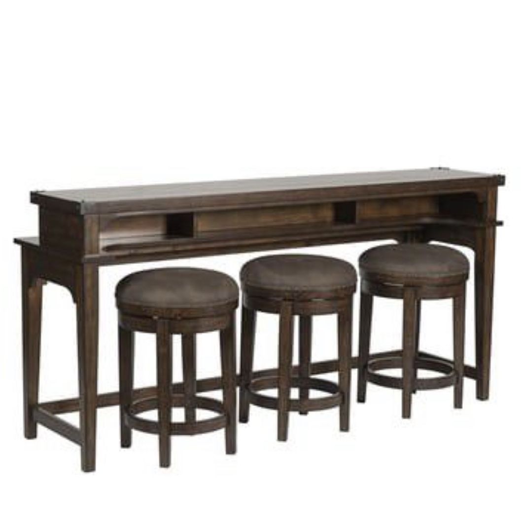 console table (crafted of pine solids)