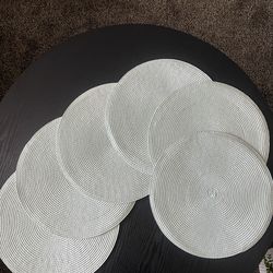 6 Silver Placemats