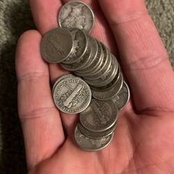 20 Mercury Dimes