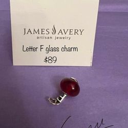 James Avery Glass Charm 
