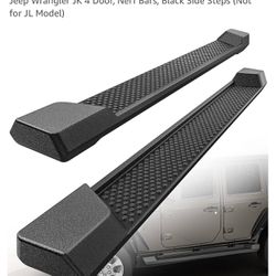 YITAMOTOR® Running Boards for 2018-2024 Jeep Wrangler JL 4 Door 6" ABS Nerf Bars Side Steps 
