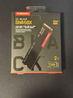 WD Black SN850X 2TB NVME SSD