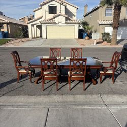 DINING SET AND HUTCH