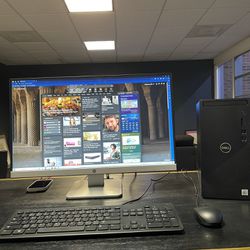 Dell computer + HP Monitor 