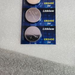 CR2450 Lithium Battery (Each)
