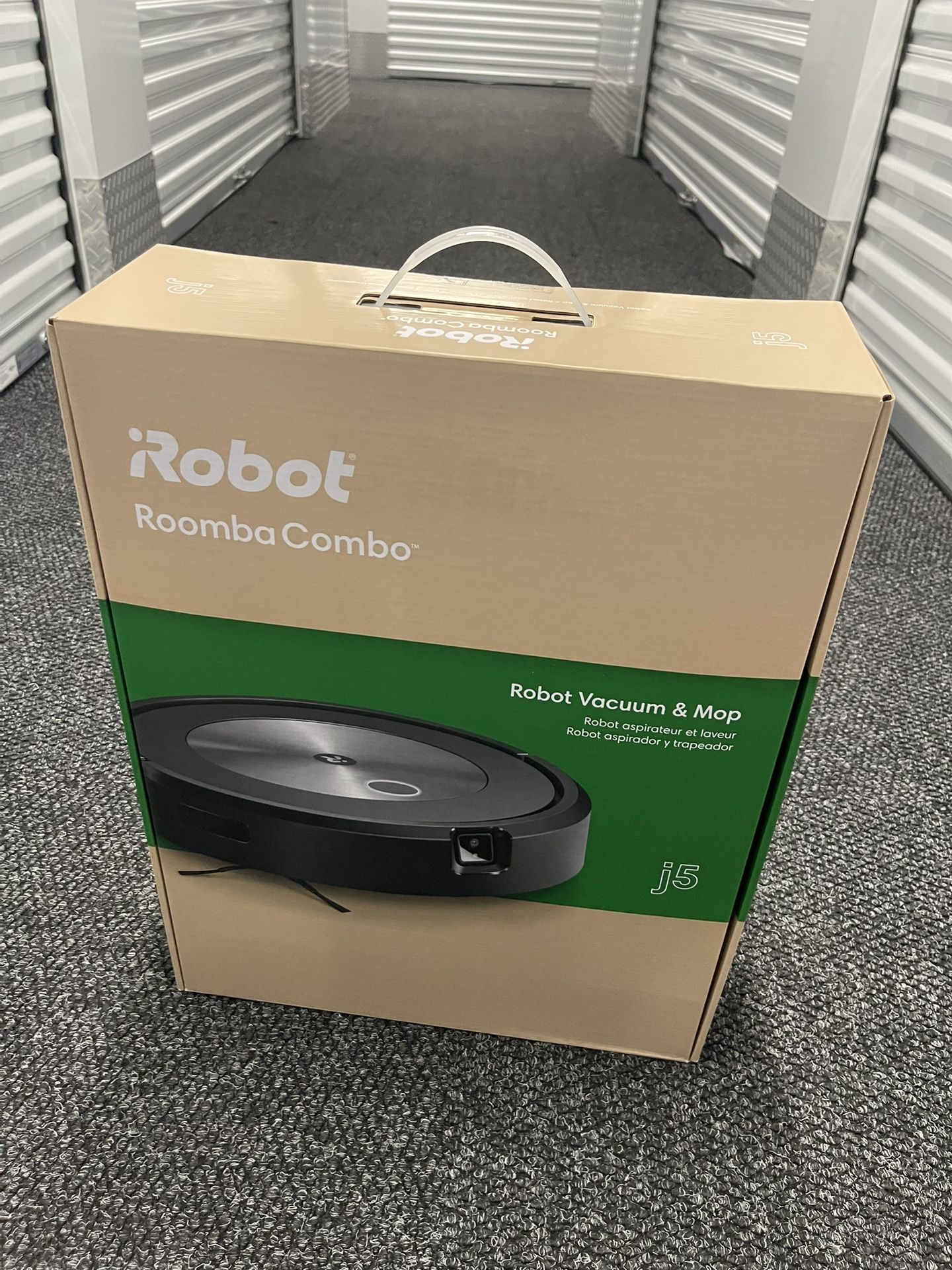 iRobot Roomba Combo j5 Robot Vacuum & Mop – Identifies and Avoids Obstacles Like Pet Waste & Cords, Clean by Room with Smart Mapping, Works with Alexa
