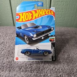Hot Wheels Blue '70 Plymouth Barracuda 