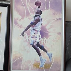 Rare Large Kobe Bryant Poster