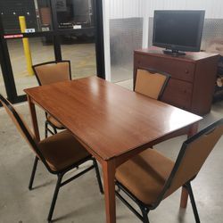 Table And Four Chairs 