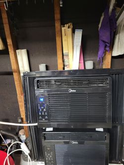 Window air conditioner like new $80 each.