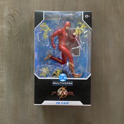 In Hand, Brand New, Never Opened McFarlane DC Multiverse - The Flash Movie - The Flash (New Costume)- 7” Inch Action Figure