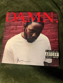 Kendrick Lamar DAMN. Signed Vinyl Record